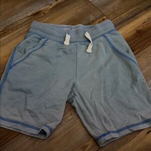 Wonder Nation Gray Kids Shorts with Blue Trim